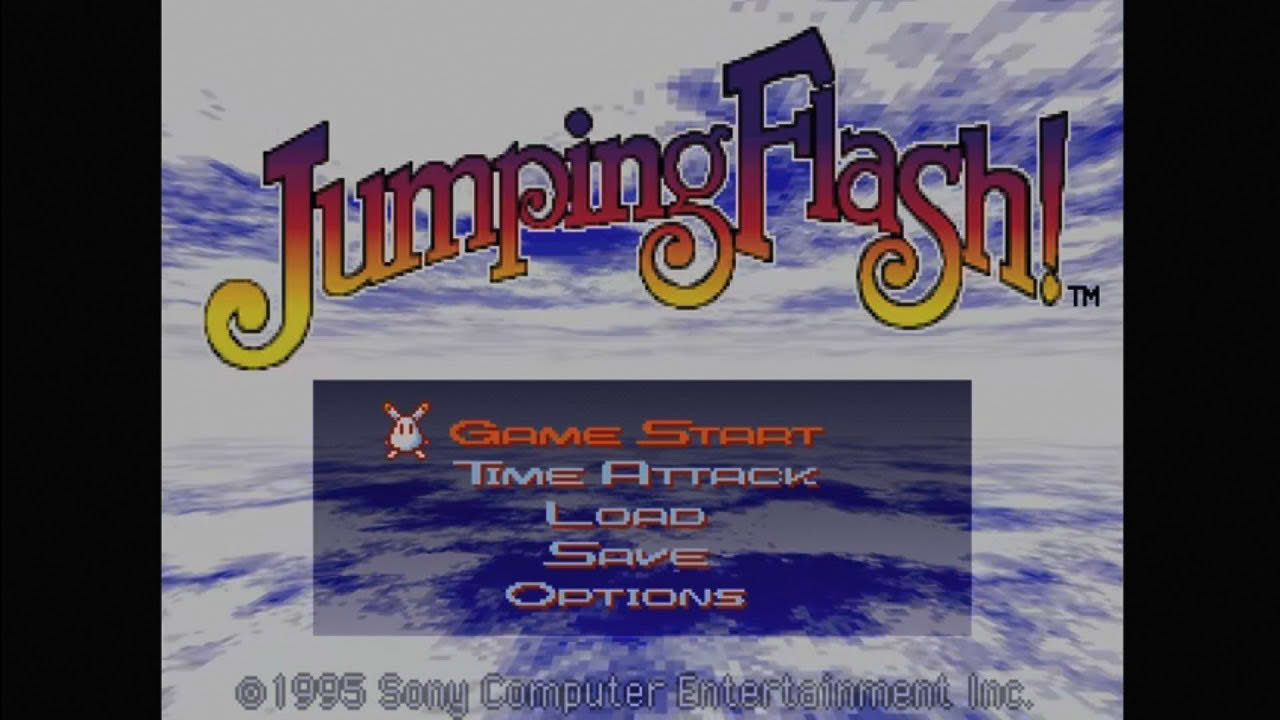 Jumping Flash! -- Gameplay (PS1)