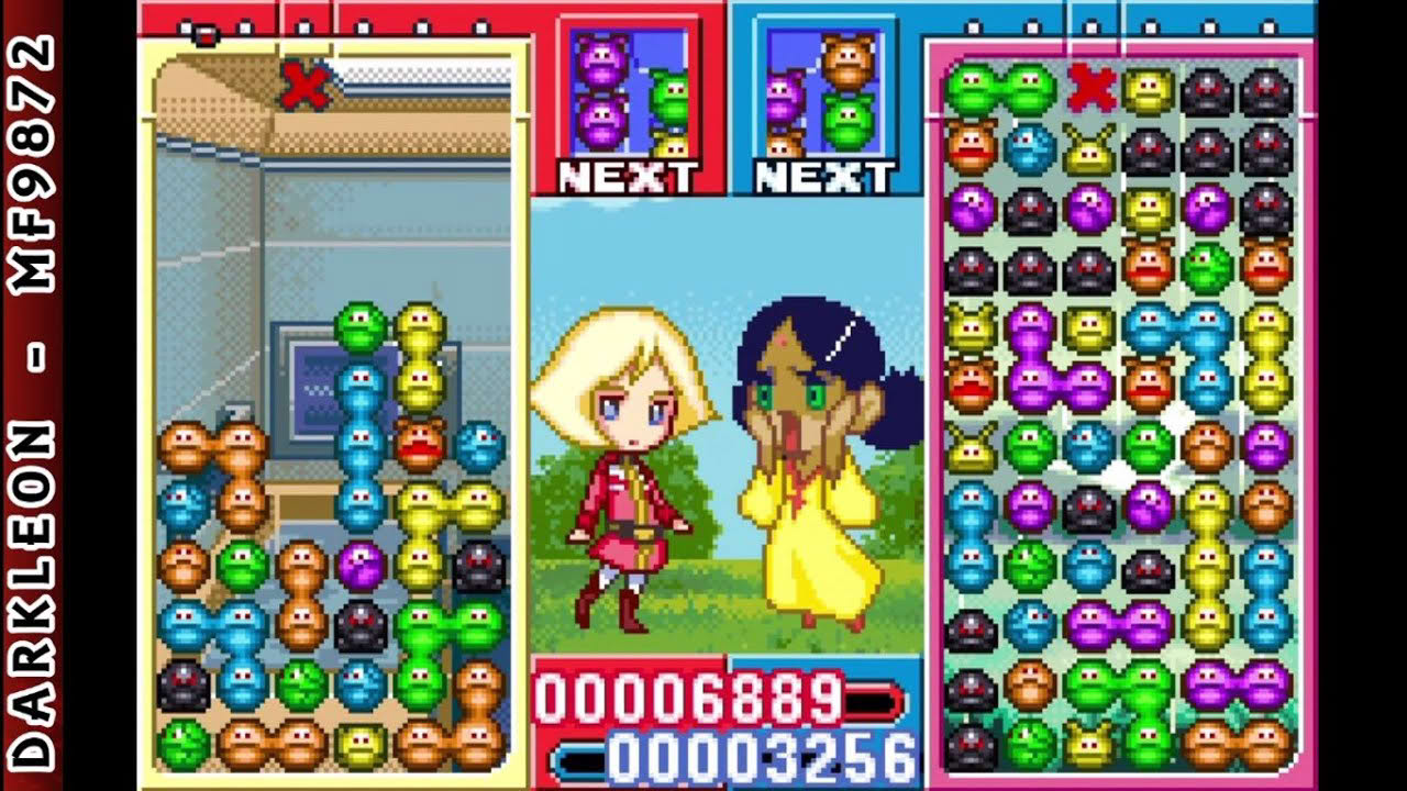 Game Boy Advance - Kidou Gekidan Haro Ichiza - Haro no Puyo Puyo © 2005 Bandai - Gameplay