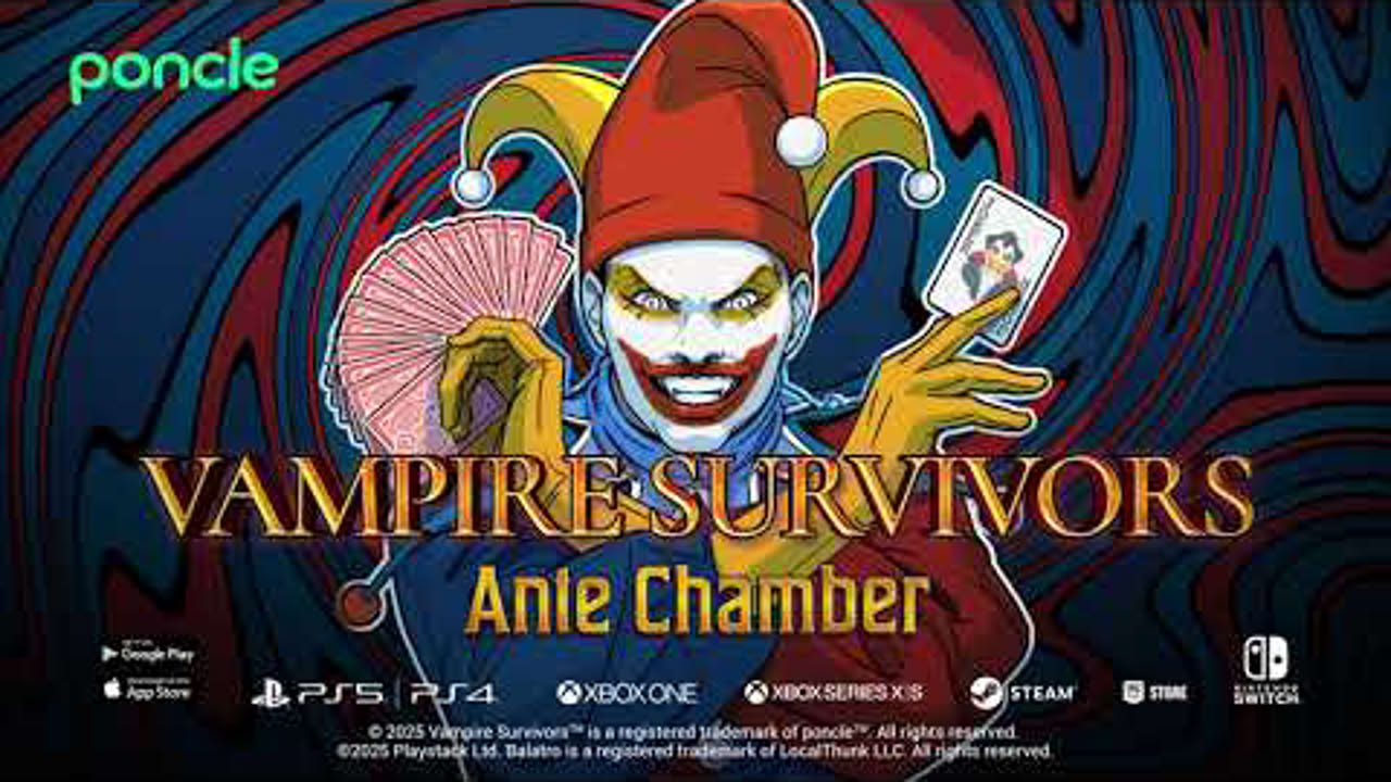 Vampire Survivors: Ante Chamber | Free Balatro Collab | OUT NOW