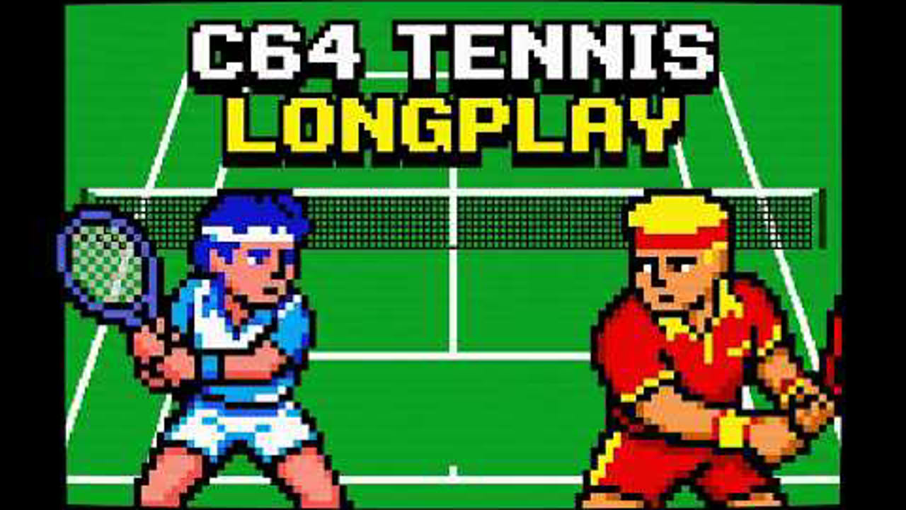 On-Court Tennis for the Commodore 64 longplay