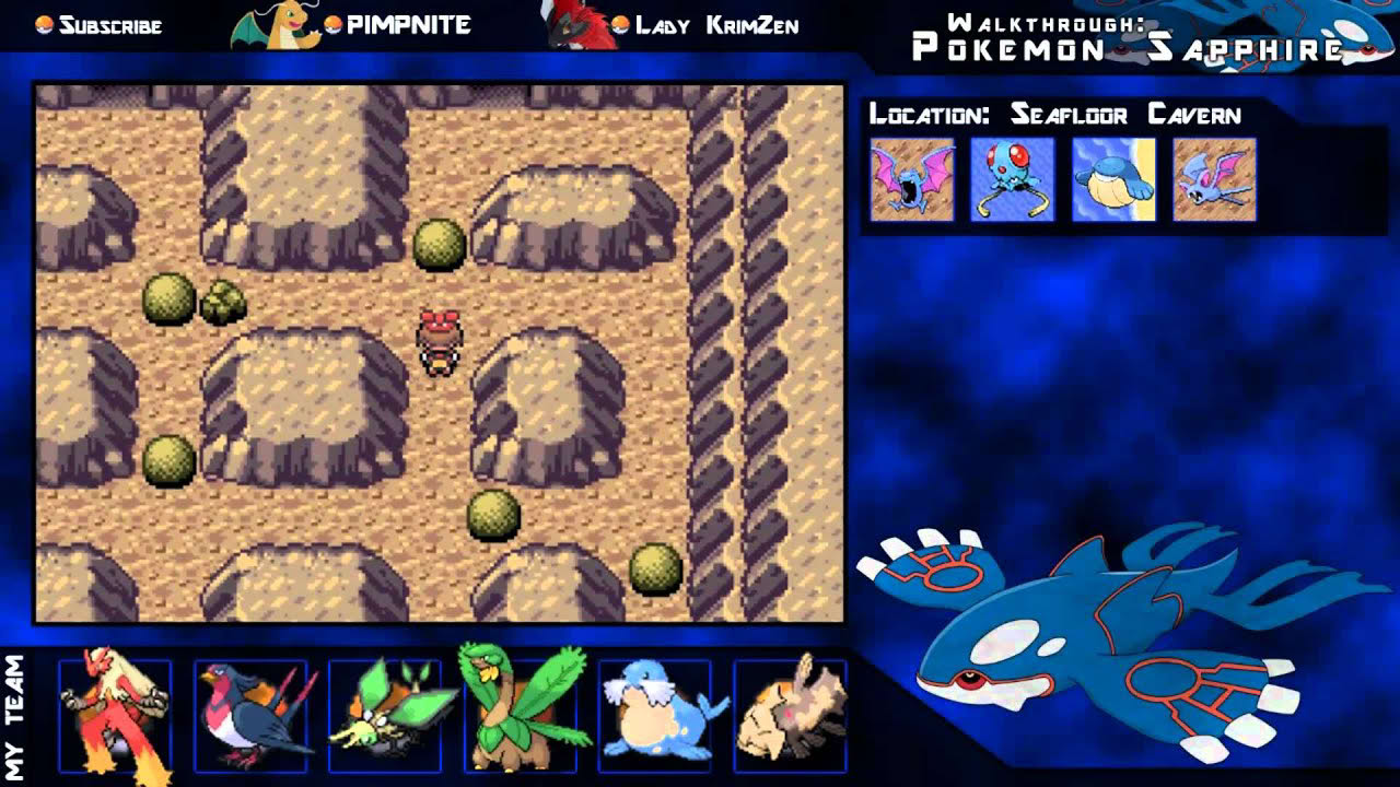 Pokemon Sapphire Part 30: Kyogre Awakens