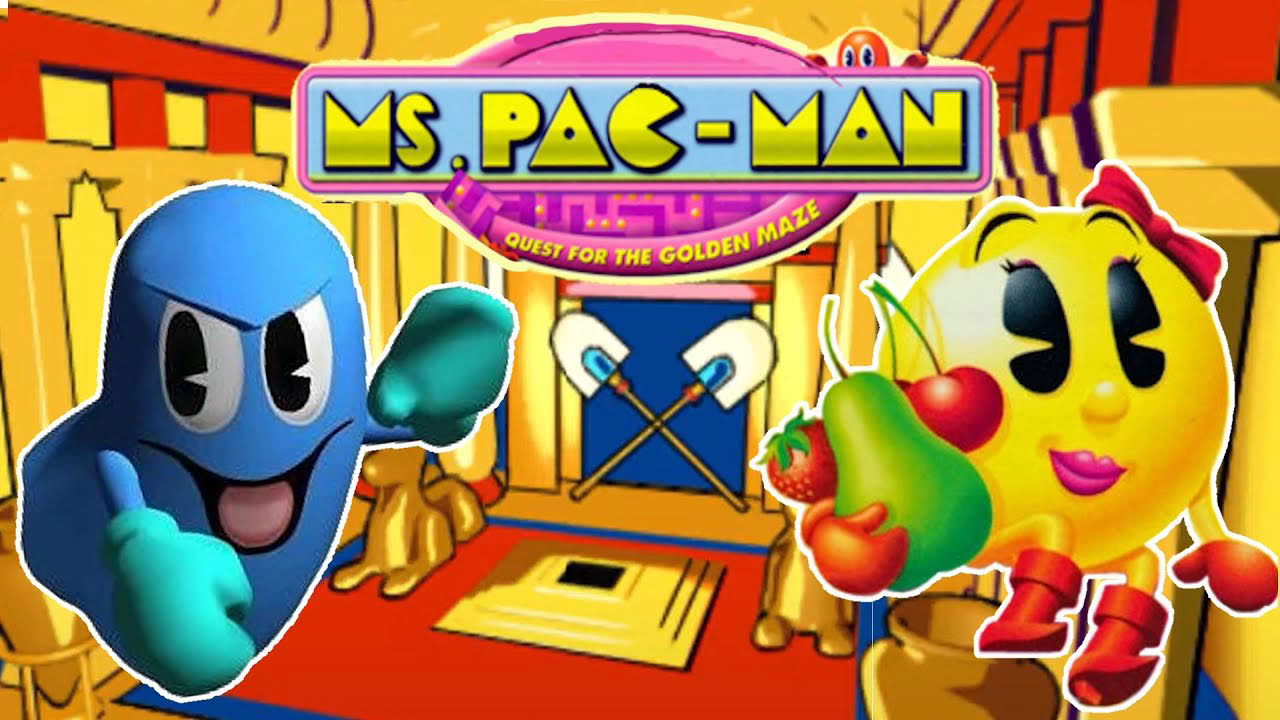 MS. PAC-MAN: QUEST FOR THE GOLDEN MAZE - Full Game (100%)