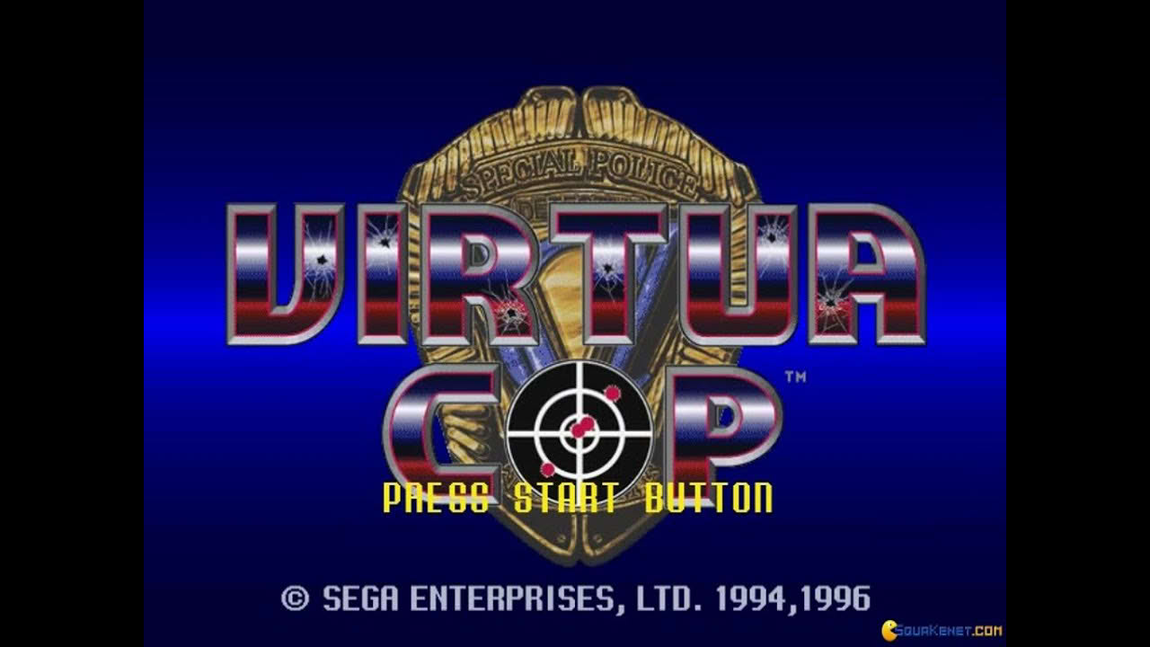 Virtua Cop gameplay (PC Game, 1995)