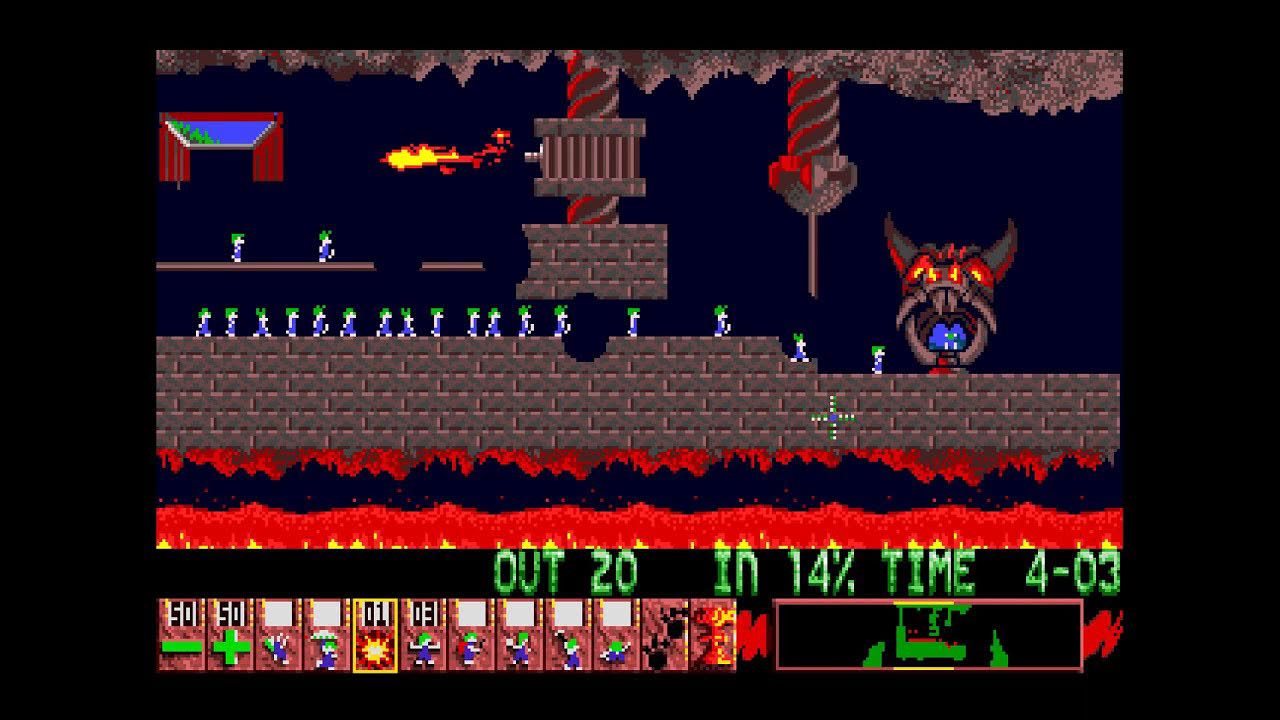 Apple IIGS Game: LemminGS (1996 Psygnosis)
