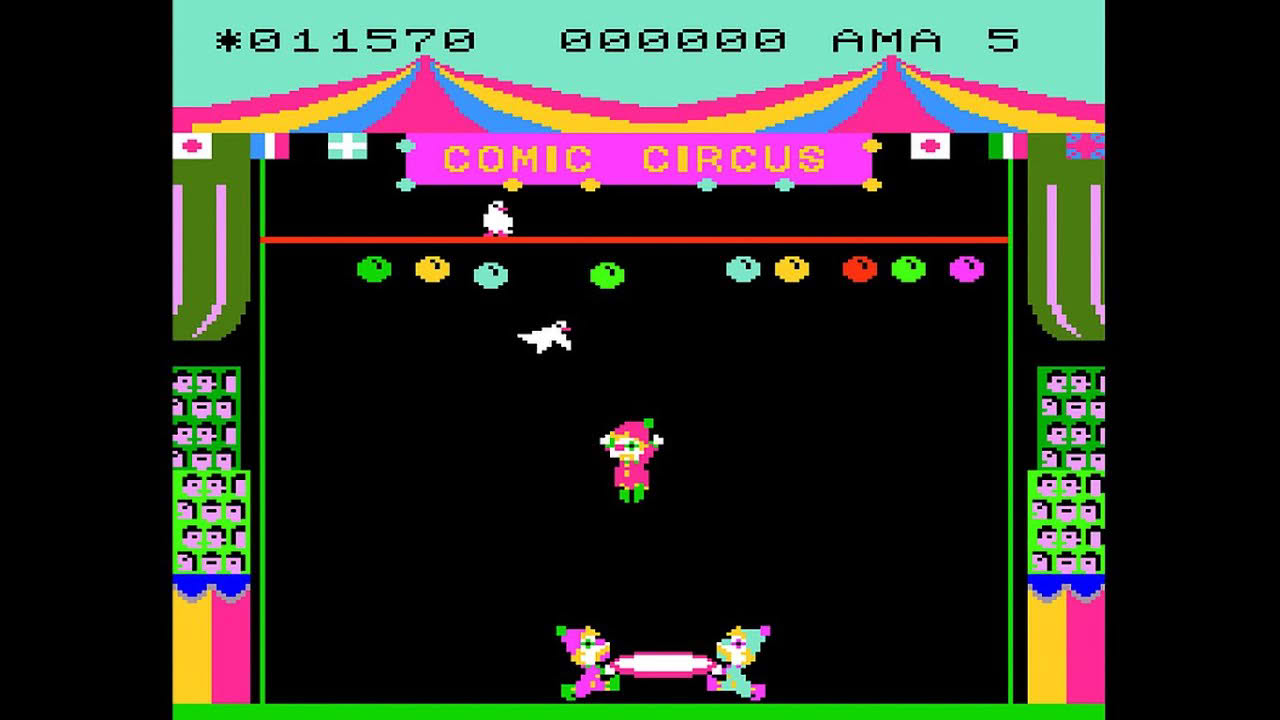 Super Cassette Vision Game: Comic Circus (1985 Epoch)
