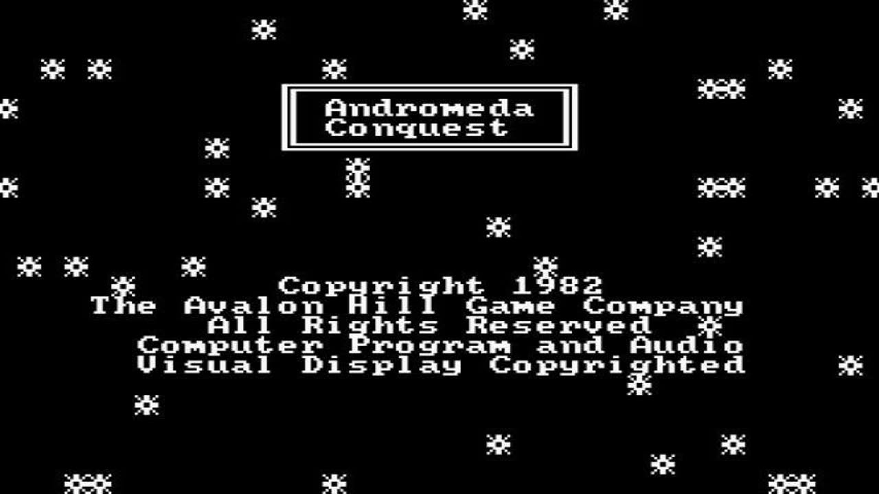 Andromeda Conquest gameplay (PC Game, 1982)