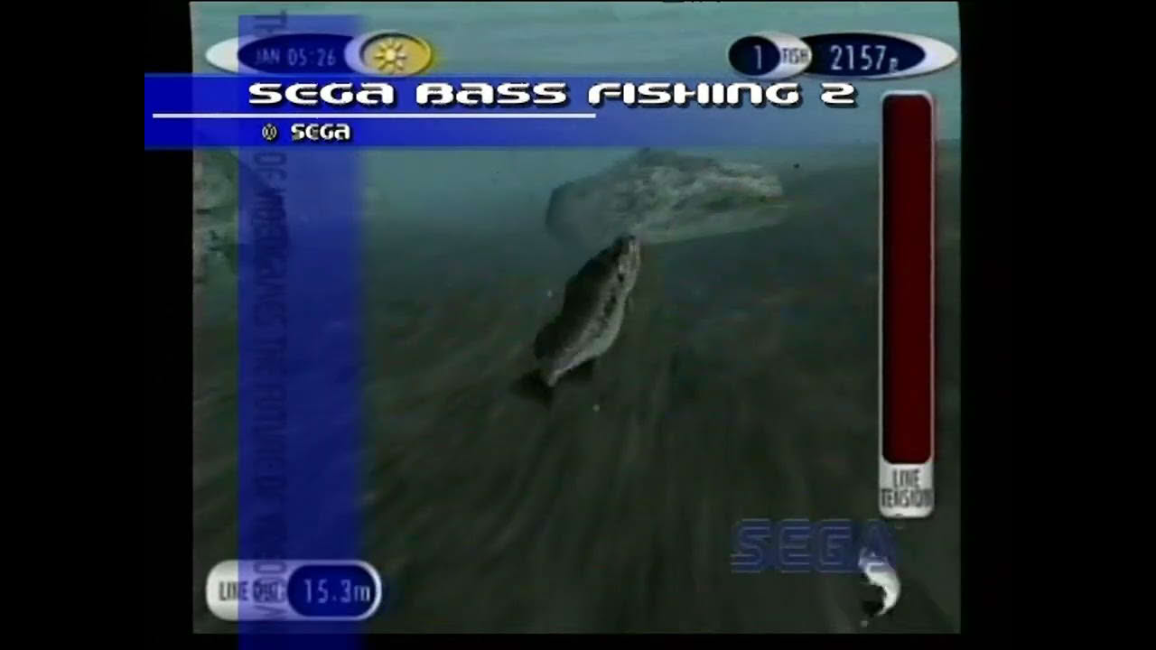 Sega Bass Fishing 2 (Dreamcast) - E3 2001 Trailer (DVD Rip) 4K60 Upscale