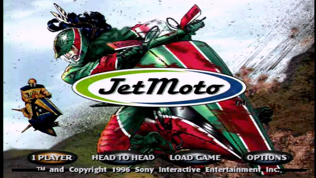 Jet Moto -- Gameplay (PS1)