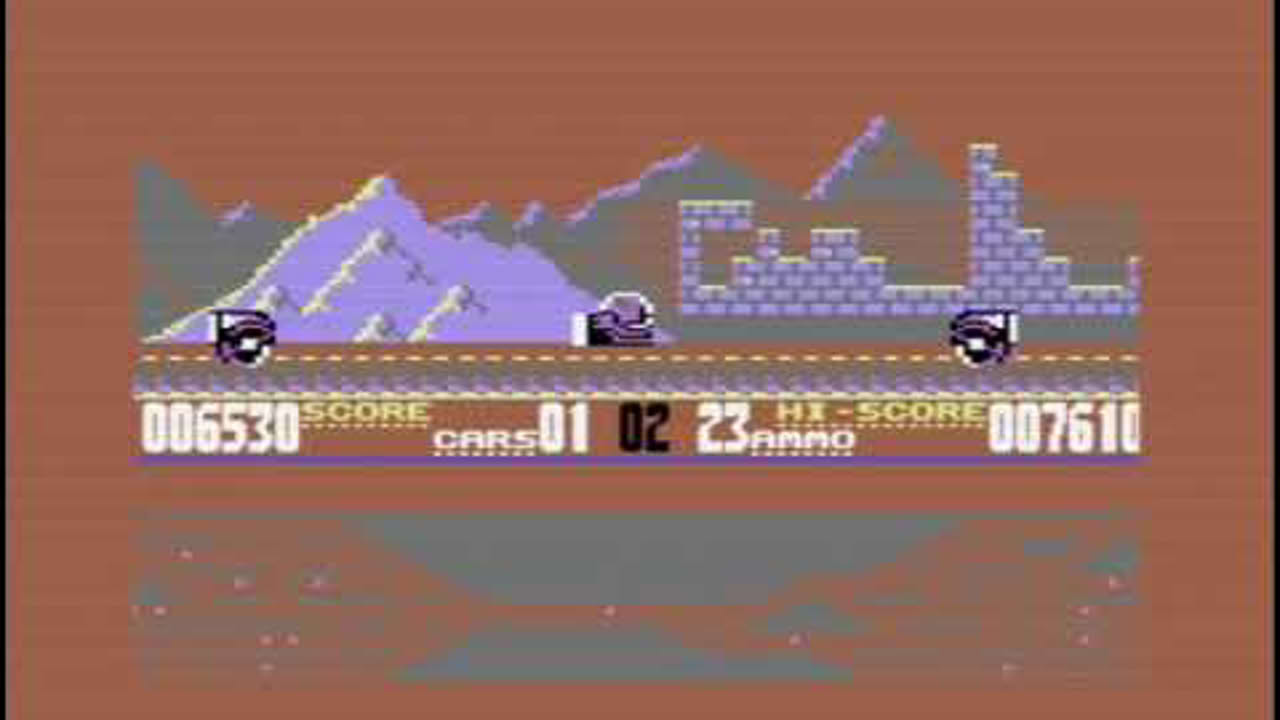 Black Thunder gameplay on the C64