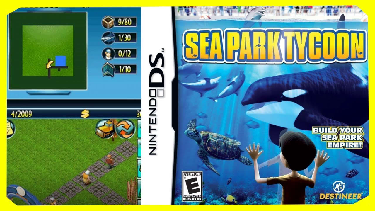 Sea Park Tycoon Gameplay (Nintendo DS)