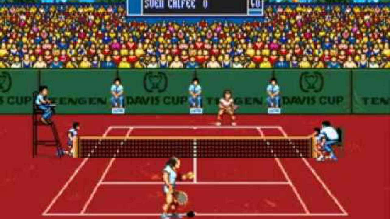 Davis Cup Tennis - (Sega Genesis/Mega Drive)