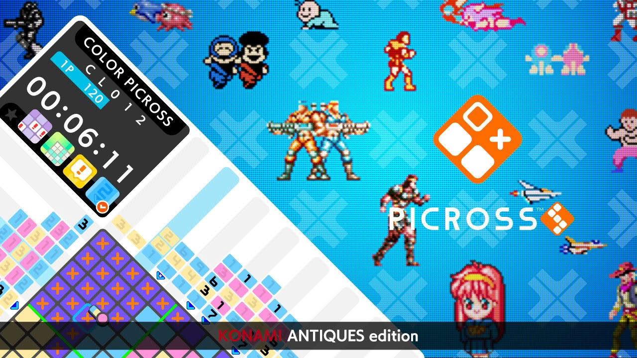 PICROSS S KONAMI ANTIQUES edition Trailer (Nintendo Switch)