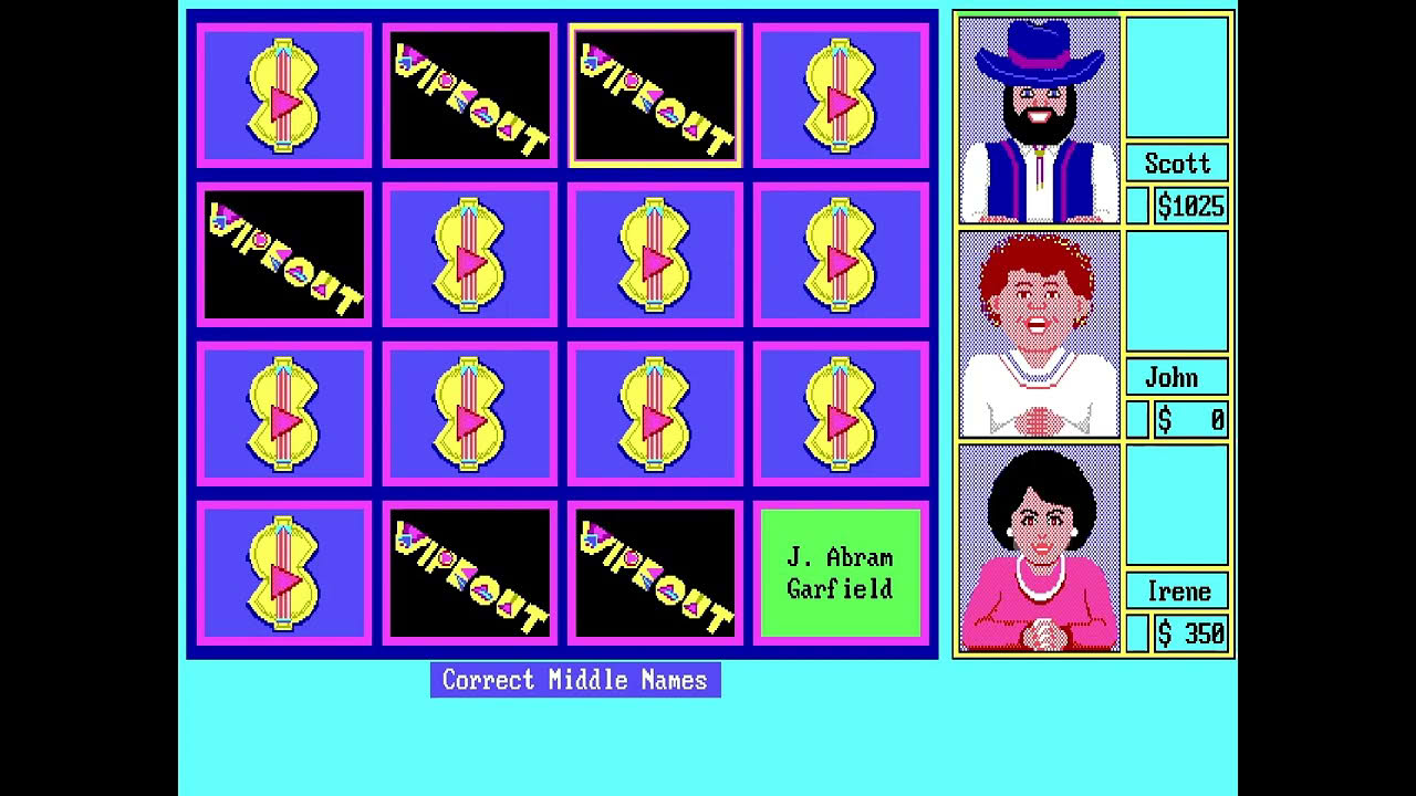 Wipeout Game Show MS-DOS Edition