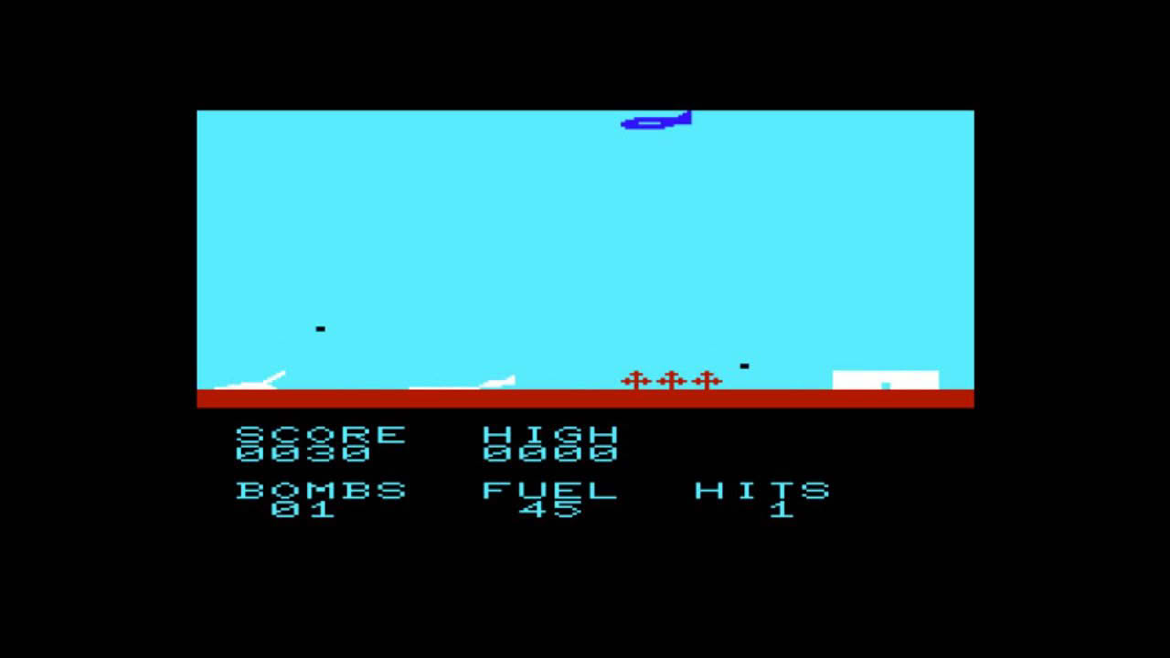 Bomber Attack (Avalon) for the Commodore VIC-20 / Commodore VC-20