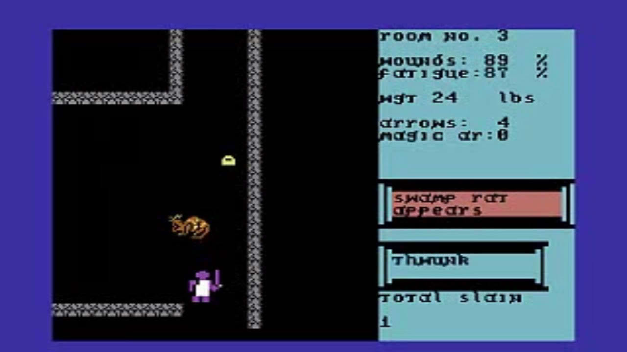 Temple of Apshai - C64 - Best Dungeon Games (Epyx 1983)