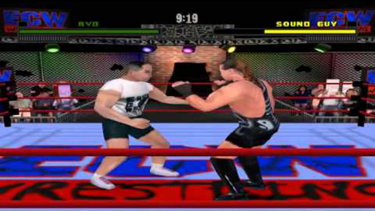 ECW Hardcore Revolution - Part 1 - Career Mode With Rob Van Dam (PS1)
