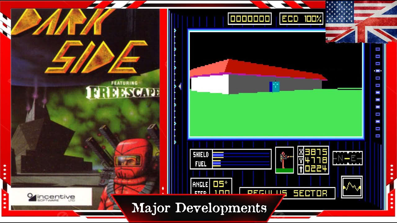 Dark Side (1988) PC FPS Action Sci-fi Shooter