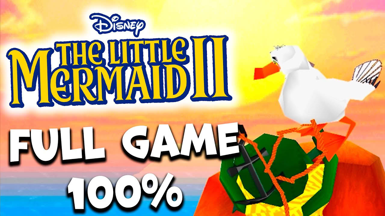 Disney's The Little Mermaid II FULL GAME 100% LongPlay (PlayStation)