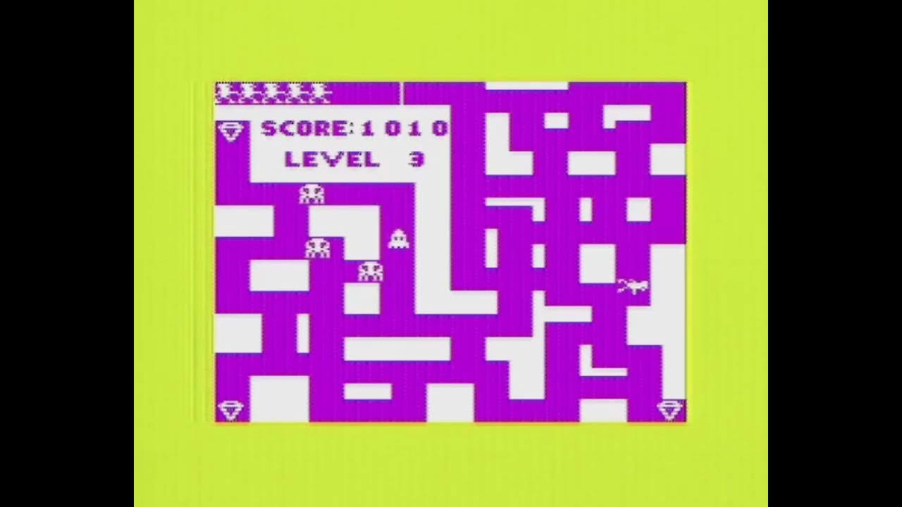 Creepy Corridors - Vic 20 - Longplay - Cartridge - Real Hardware