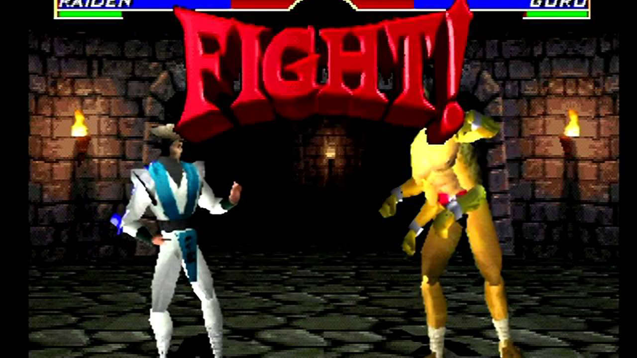 Mortal Kombat 4 (PlayStation) Arcade as Raiden