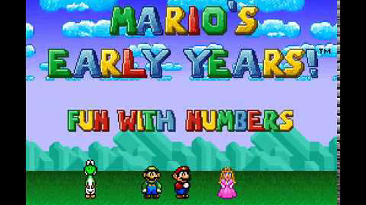 SNES Longplay [511] Mario's Early Years! Fun with Numbers