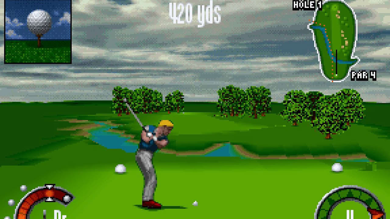 The Scottish Open: Virtual Golf PC MS-DOS Gameplay