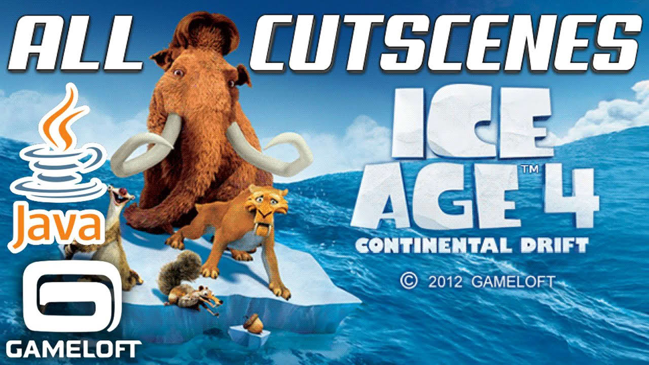 Ice Age 4: Continental Drift ALL CUTSCENES [Mobile Game by #Gameloft]