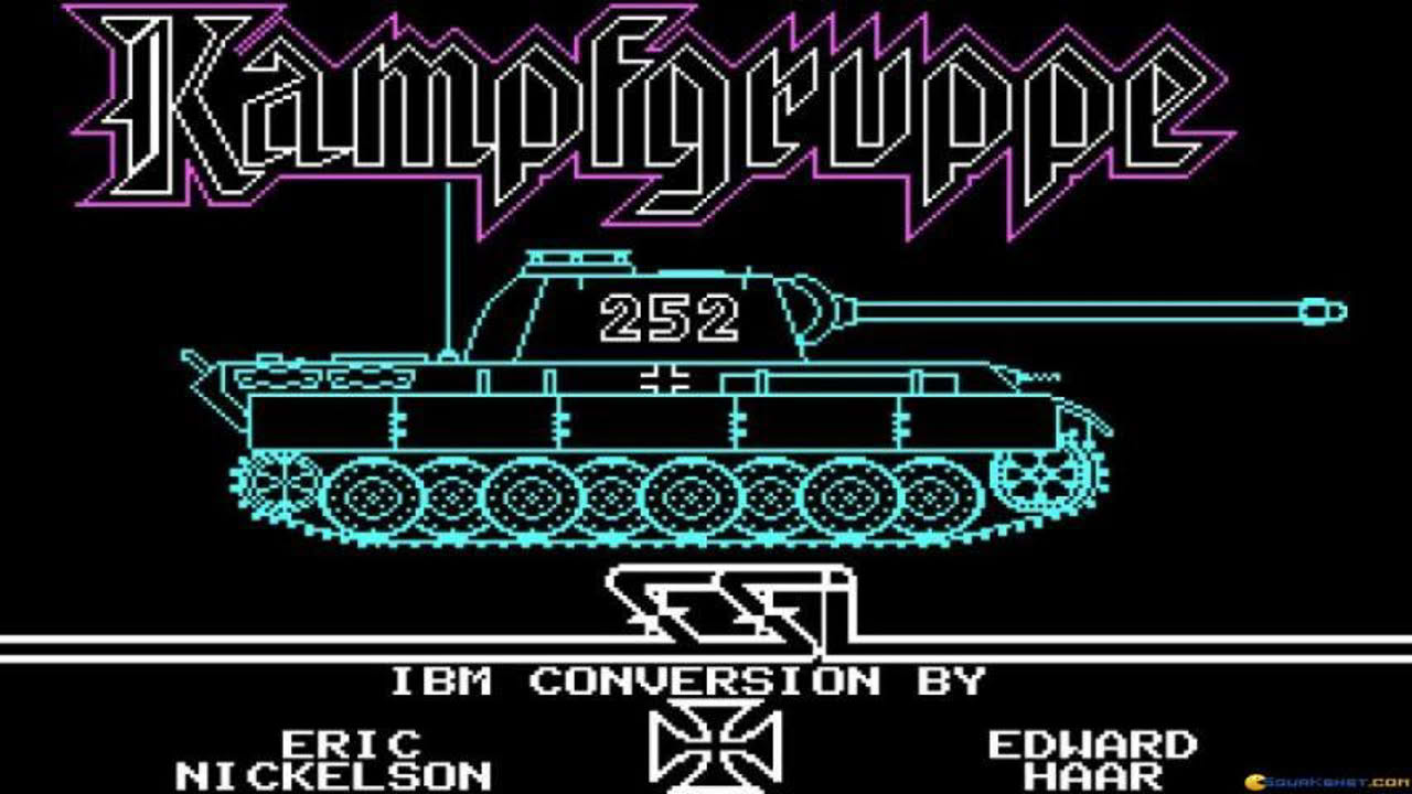 Kampfgruppe gameplay (PC Game, 1985)