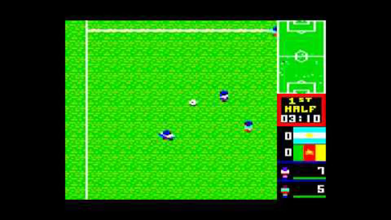 Mundial de Fútbol (Opera Soft) (1990) (Amstrad CPC) (Demo gameplay)