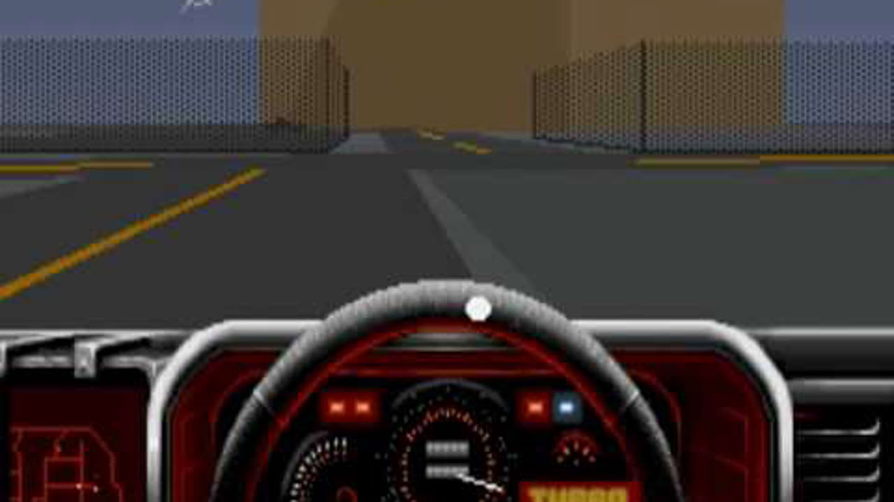 Robocop 3 - Classic PC game - intro + gameplay (driving and shooting)