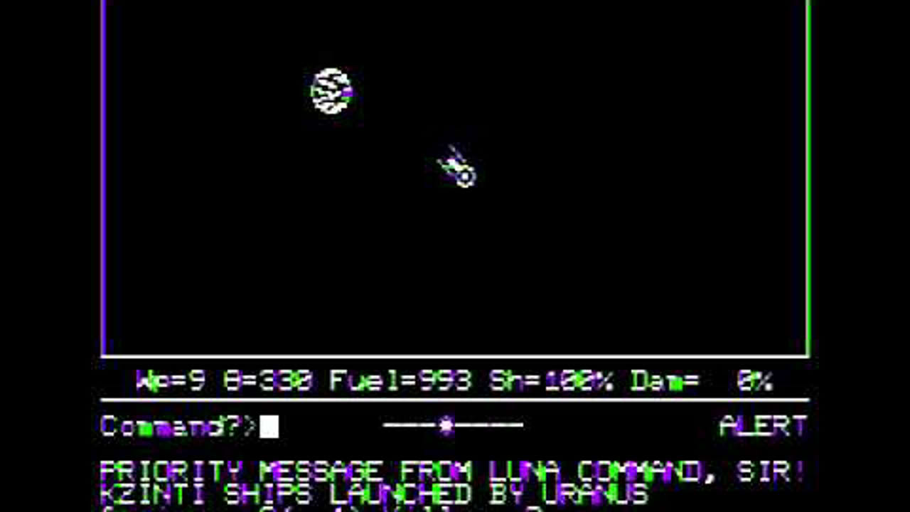 Galactic Attack for the Apple II