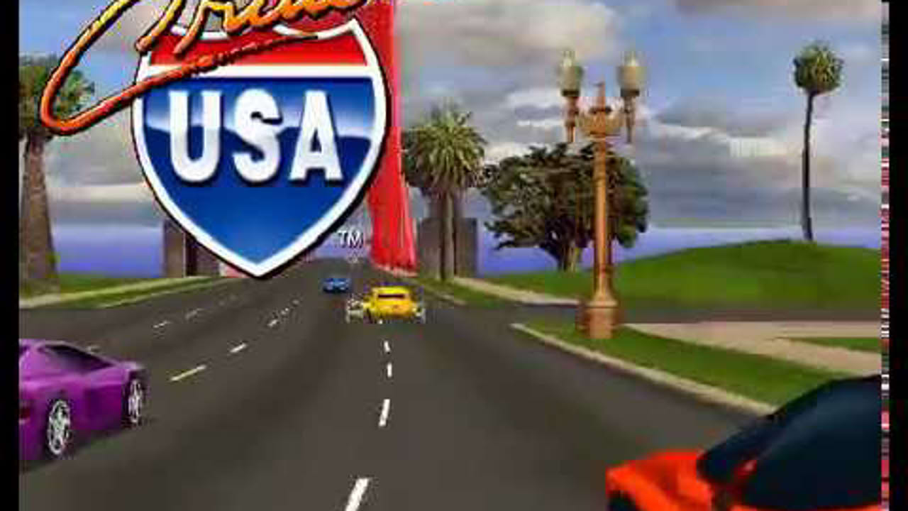Cruis'n USA Arcade intro + demo