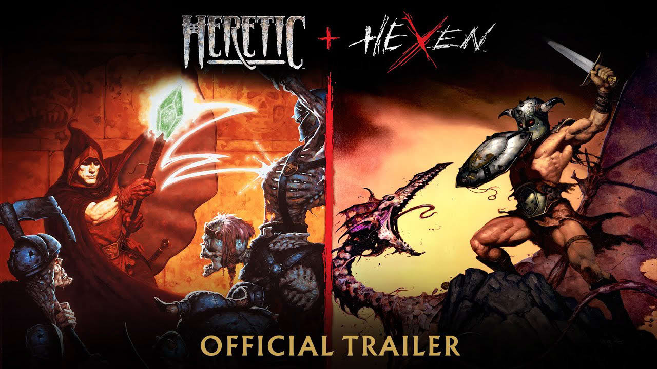 Heretic + Hexen Official Launch Trailer (4K) | Now Available