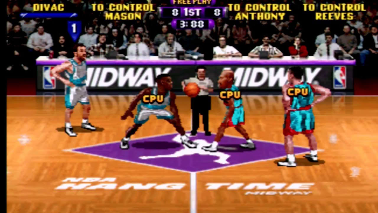 NBA Hangtime -- Gameplay (PS1)