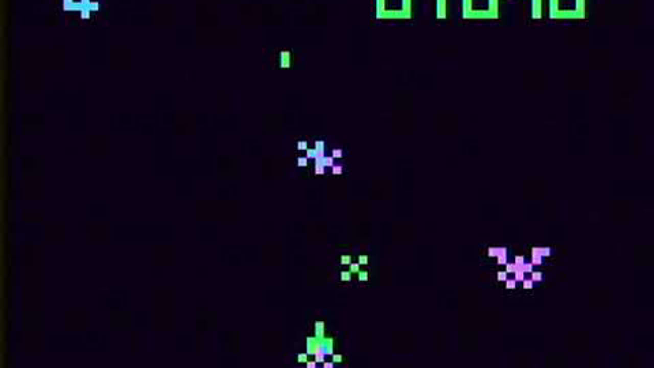 Epoch Cassette Vision - #3  Galaxian - 1981 (GamePlay)