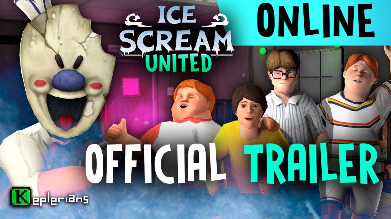 ICE SCREAM UNITED OFFICIAL TRAILER 🍦 Ice Scream ONLINE MULTIPLAYER GAME 🤩