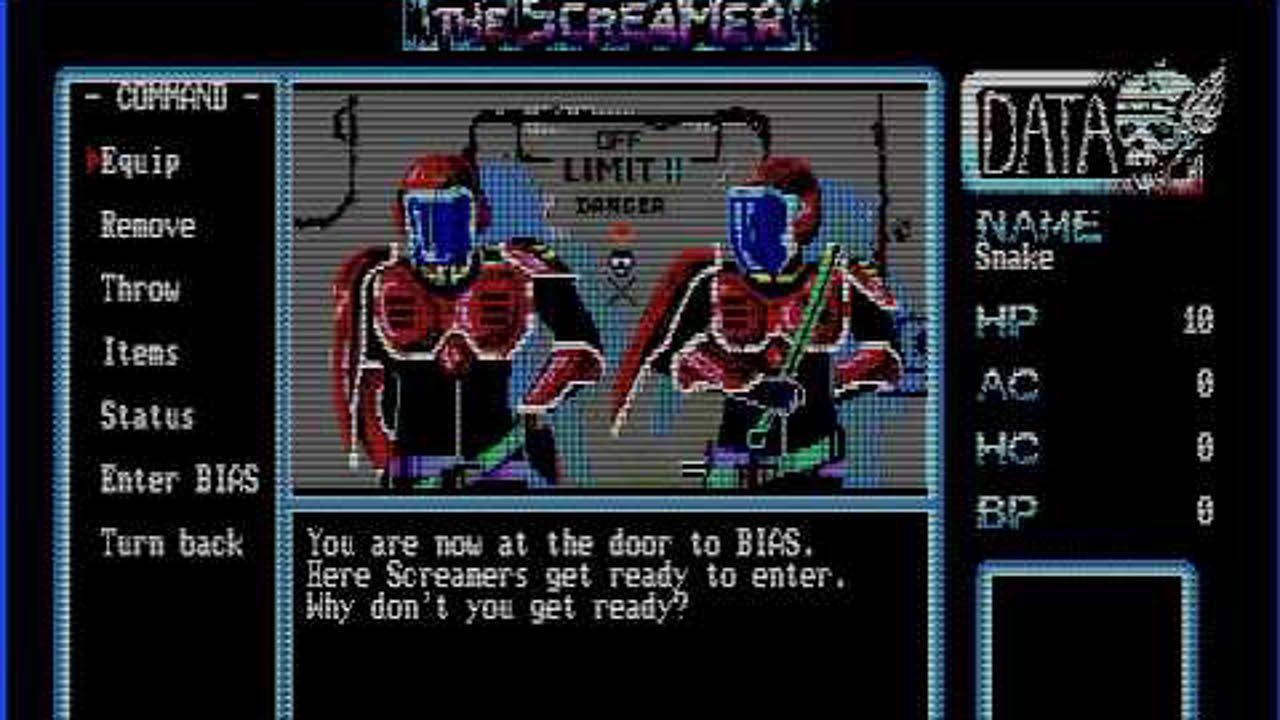PC-88 The Screamer (1984 Magical Zoo) Gameplay - English translation by gargatar