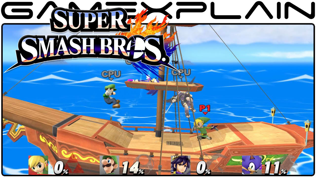 Pirate Ship Stage DLC Tour! - Super Smash Bros Wii U