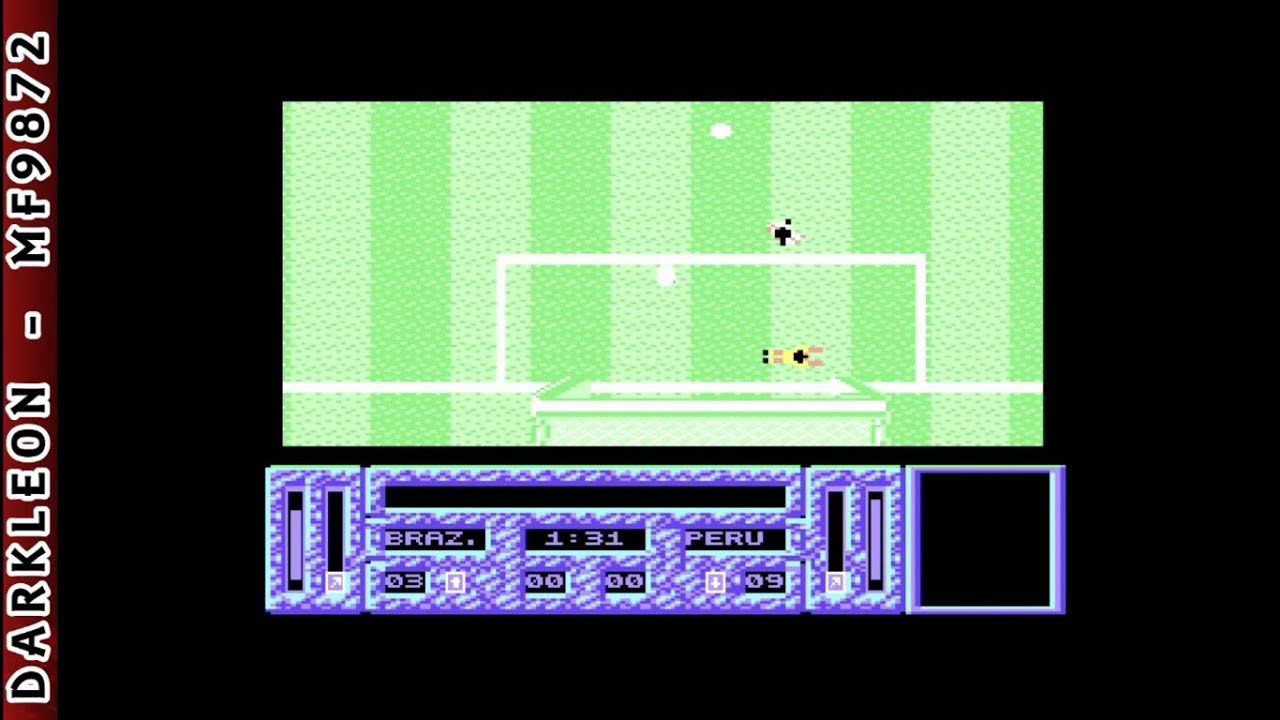Commodore C64 - ADIDAS Championship Football © 1990 Smart Egg Software - Gameplay