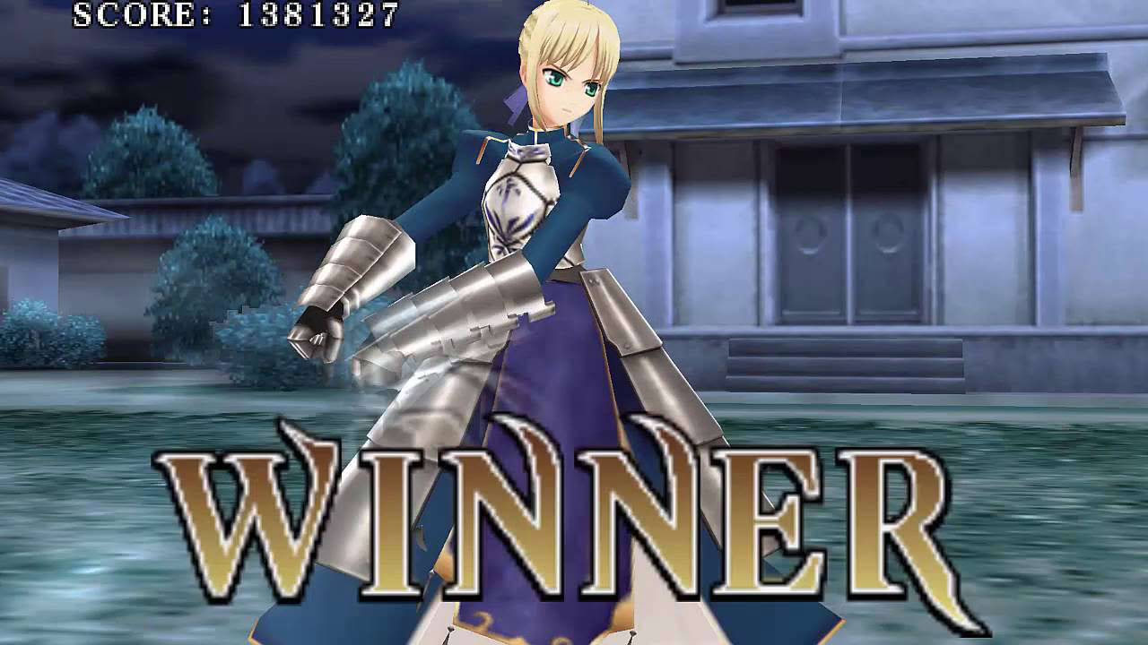 Fate/Unlimited codes Saber arcade mode