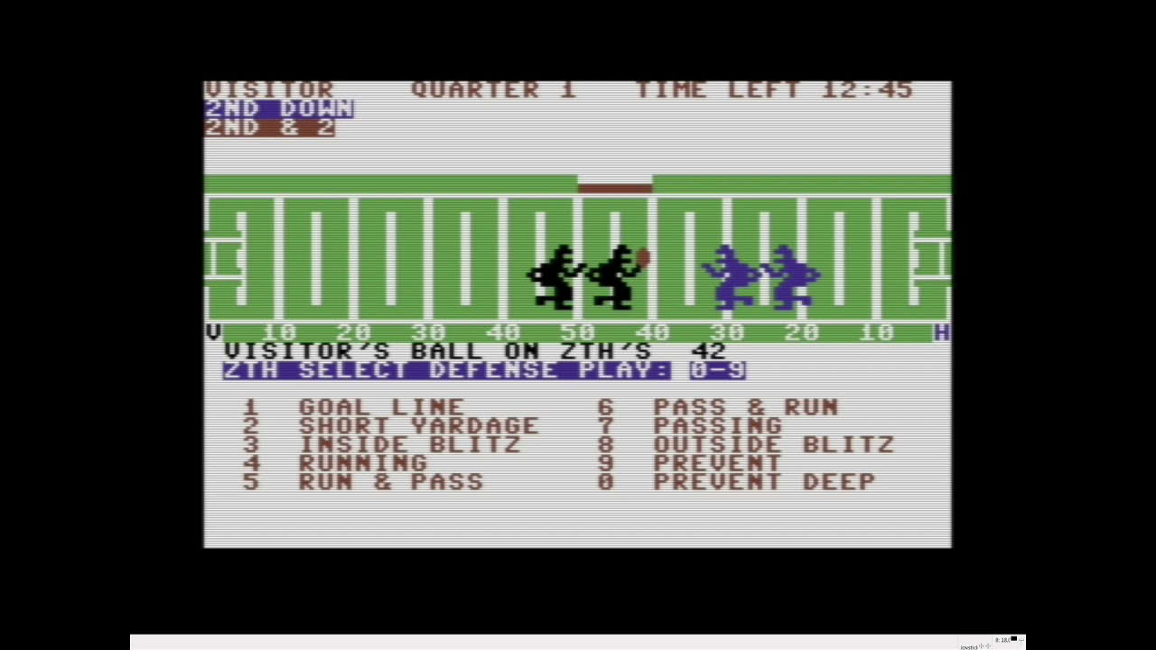 Computer Football Strategy - 1983 - C64