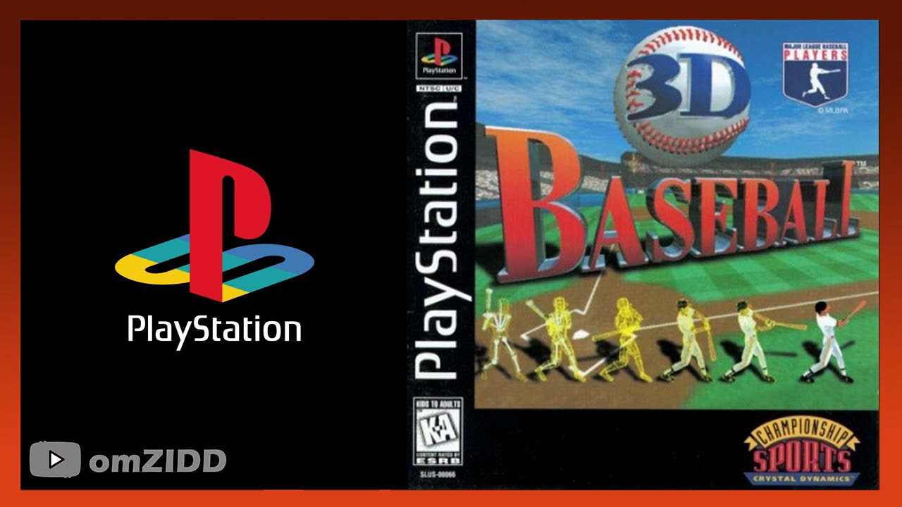 3D Baseball (1996) PS1 - Gameplay HD