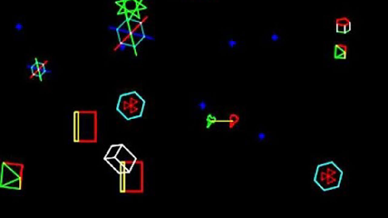 Atari Space Duel Arcade longplay (linked ship)