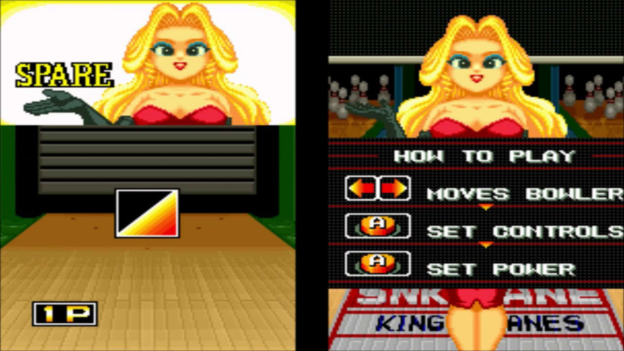 League Bowling (1990 SNK) Arcade Playthrough