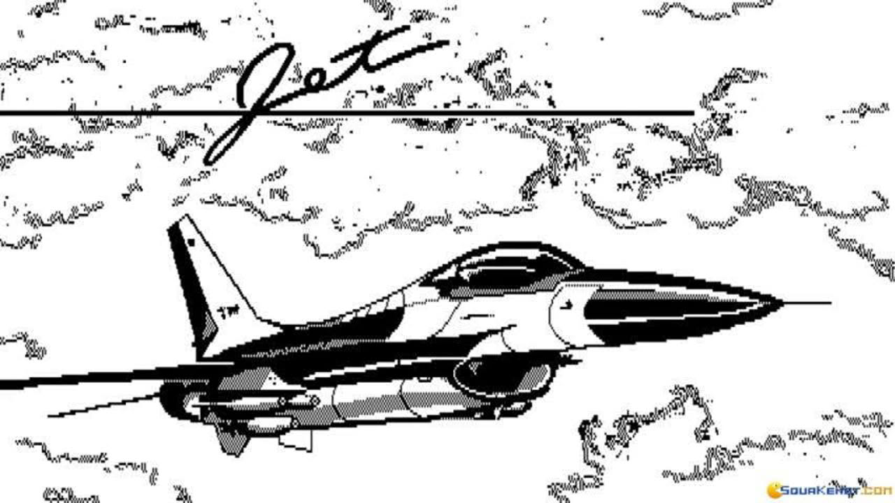 Jet gameplay (PC Game, 1985)