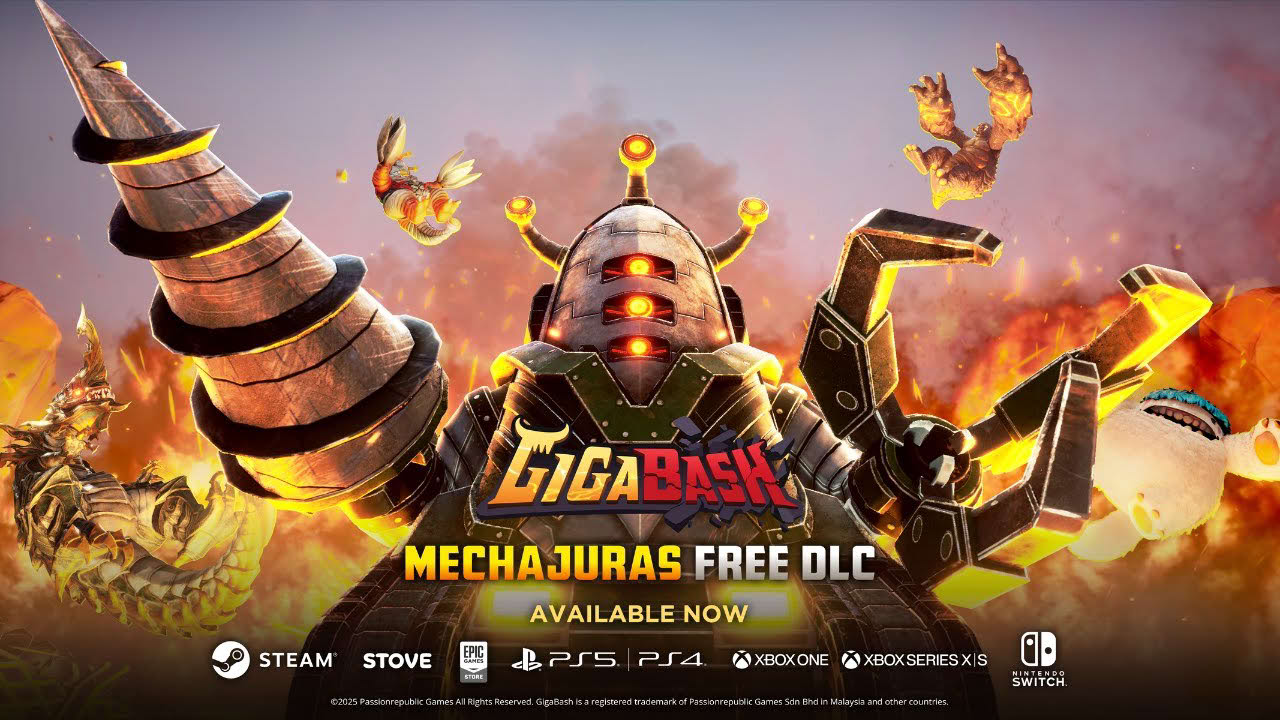 GigaBash MechaJURAS Free DLC Trailer - SEA Games Showcase: Summer Game Fest Edition