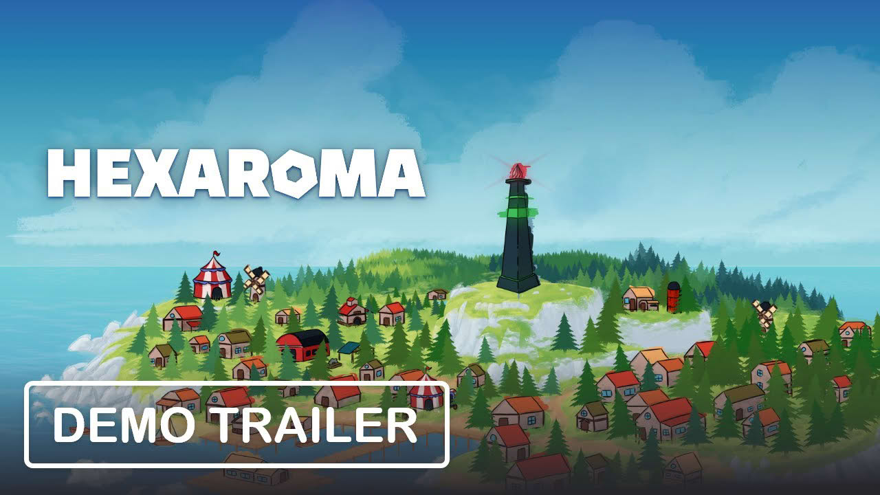 HEXAROMA: Village Builder - Demo Announcement Game Trailer (Steam)