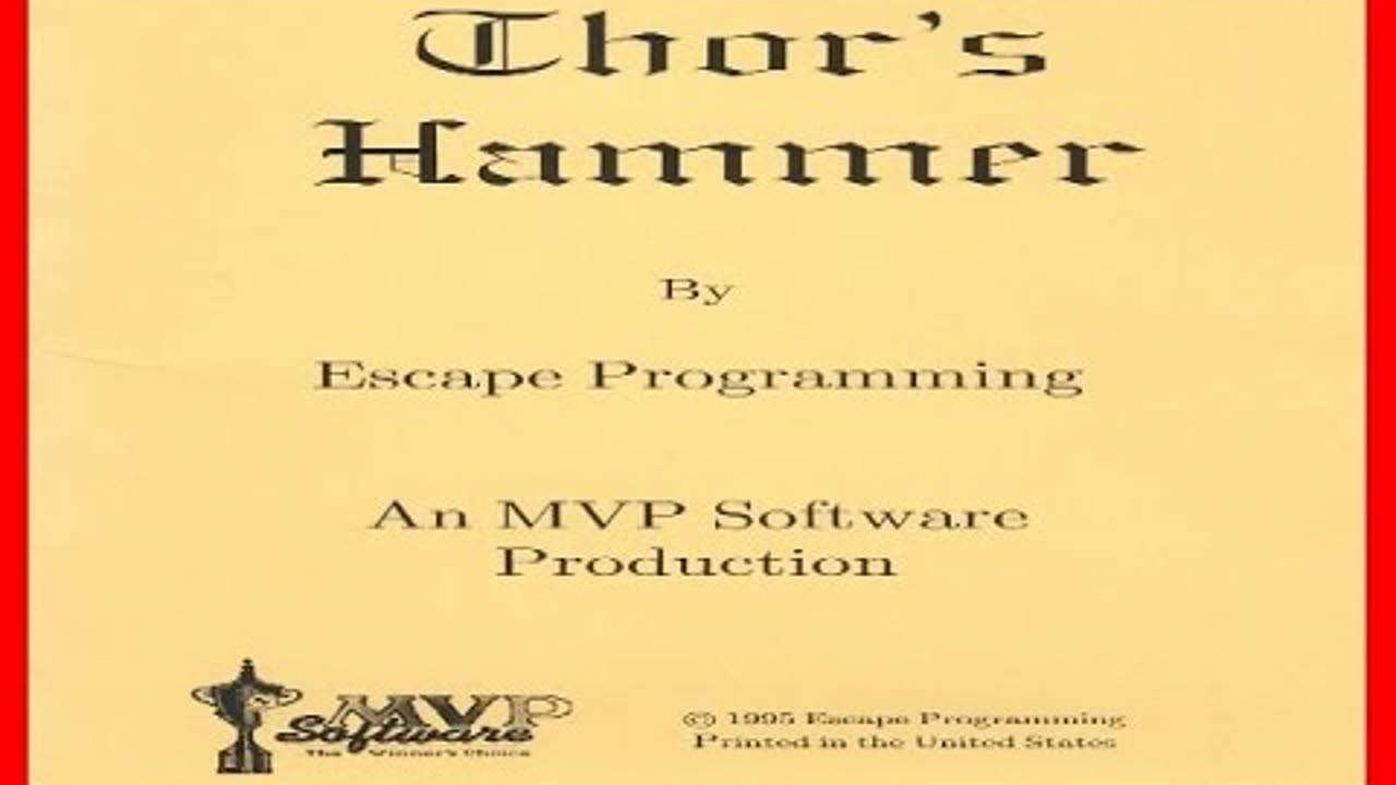 Thor's Hammer 1995 PC