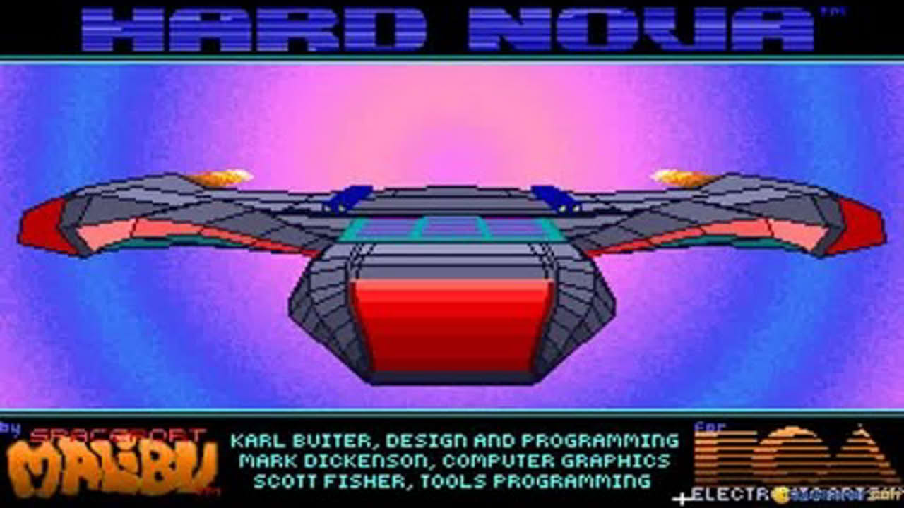 Hard Nova gameplay (PC Game, 1990)