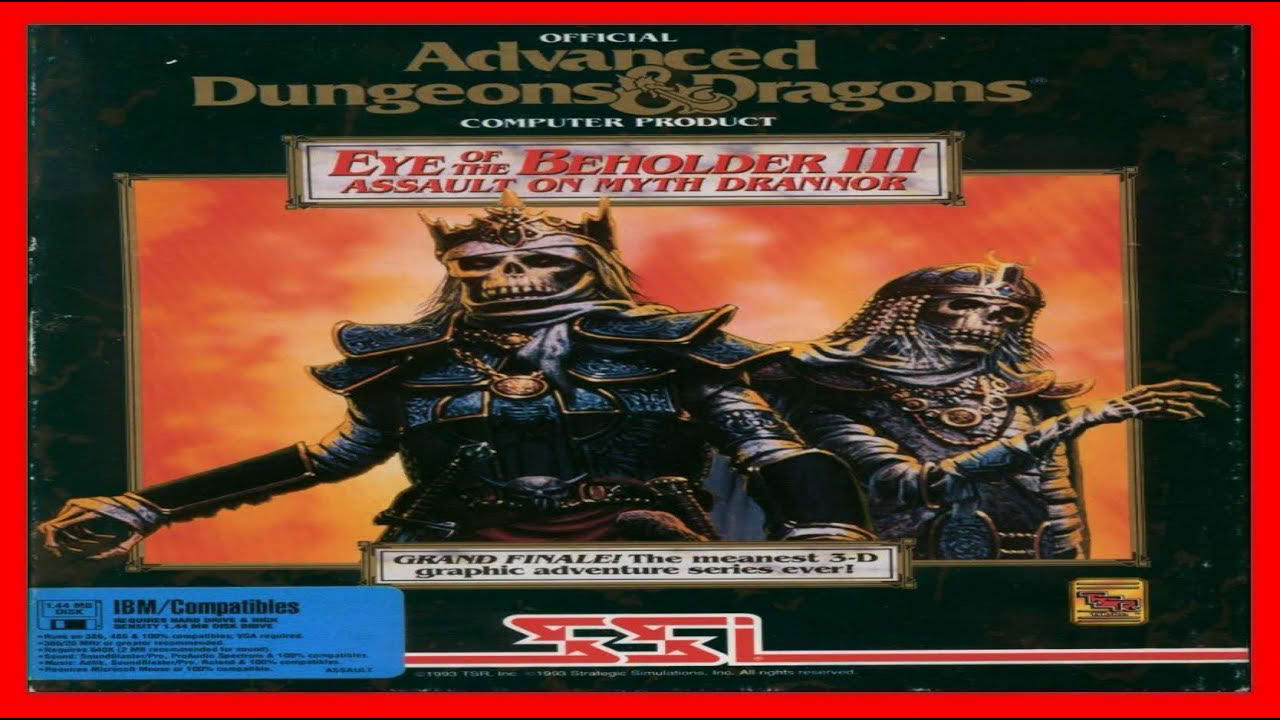 Eye of the Beholder 3 - Assault on Myth Drannor (1993) PC